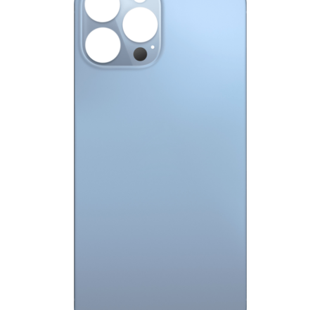 Back Glass with Bigger Camera Hole for iPhone 13 Pro Max (NO LOGO) (SIERRA BLUE)