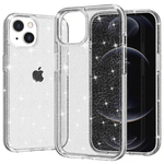 Ultra Glossy Protector Case - GLITTER CLEAR for iPhone 15 (Only Ground Shipping)