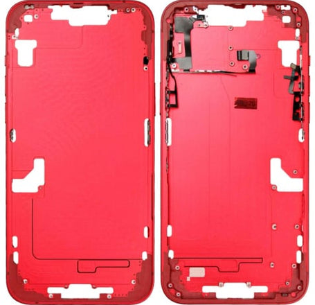 Middle Frame with Small Parts for iPhone 14 Plus (RED) (US Version)