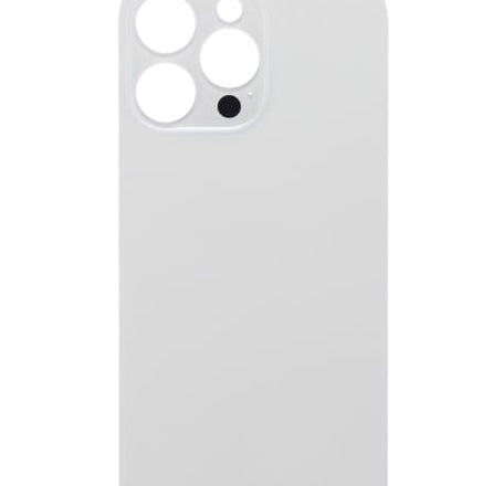 Back Glass with Bigger Camera Hole for iPhone 14 Pro Max (NO LOGO) (SILVER)