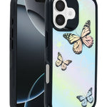 New Fashion Heavy Duty Case - BUTTERFLY for iPhone 16 (Only Ground Shipping)