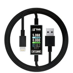 18 Kinds AV-Line Pro 1.2M Intelligent Detection of Charging Data Cable - USB L to A