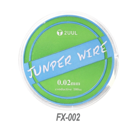 2UUL FX-002 Precision Maintenance Jump Wire 100M 0.02mm conductive