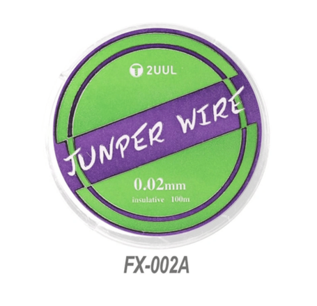 2UUL FX-002A Precision Maintenance Jump Wire 100M 0.02mm insulative