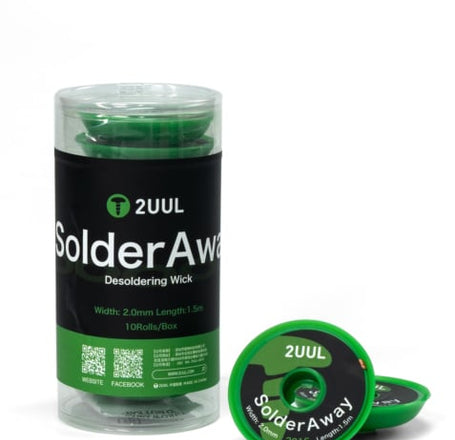 2UUL DW11 SolderAway Desoldering Wick 2015 (Pack of 10)