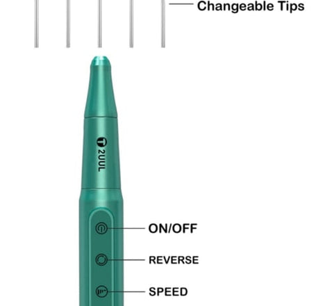 2UUL DA81 Chargeable Polish Drill Pen for Phone Repair