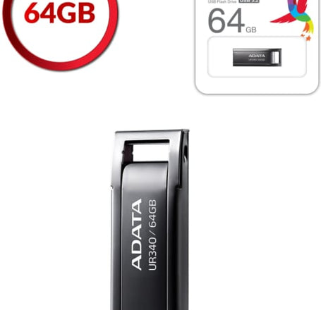 Adata UR340 USB 3.2 Flash Drive - 64GB