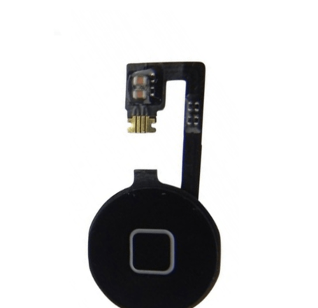 Home Button Flex Cable for iPhone 4 (BLACK)