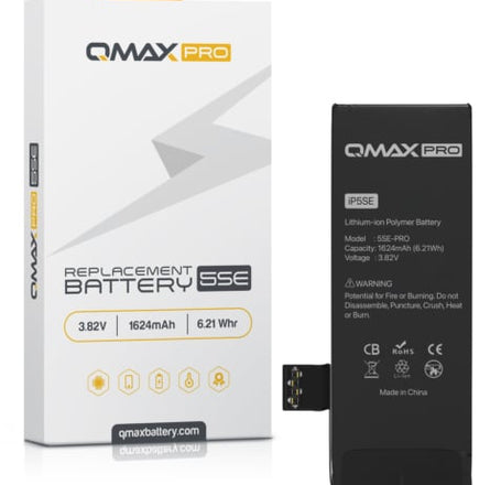 QMAX Pro Replacement Battery for iPhone 5SE (1624mAh)