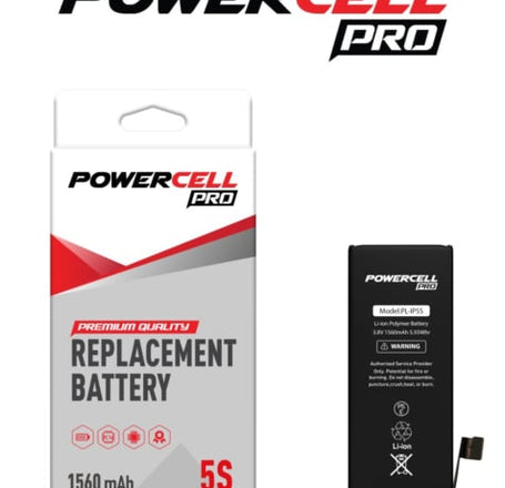 POWERCELL PRO Replacement Battery for iPhone 5S / 5C (1560 mAH)