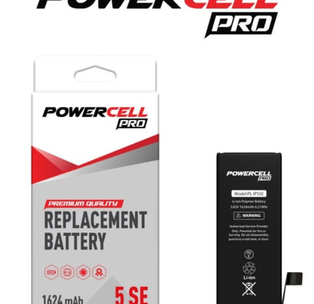 POWERCELL PRO Replacement Battery for iPhone 5SE (1624 mAH)