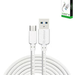 Esoulk EC30P USB C-A Round Cable (WHITE) (5ft)