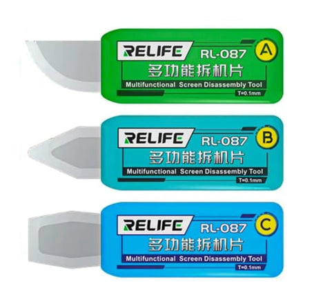 RELIFE RL-087 Multi-function Disassembly Blabe Ultra-thin Steel Opening Pryer Set