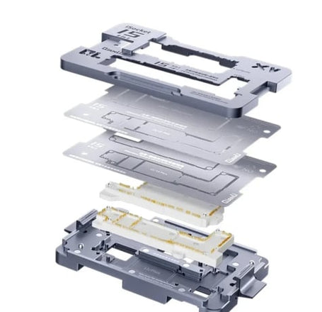 QianLi iSocket 8 in 1 Motherboard Layered Test Frame for iPhone 15 / 15PL / 15P / 15 PM (Not Included US Version Pin Board)