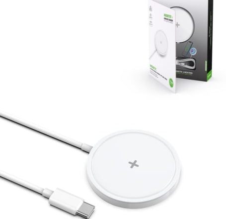 Esoulk Magnetic Wireless Charger (15W) (WHITE)