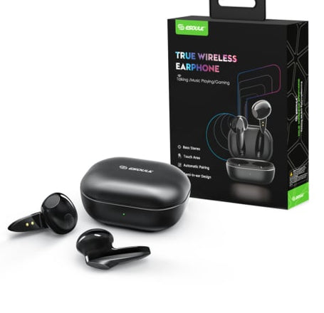 Esoulk True Wireless Earbuds (BLACK)