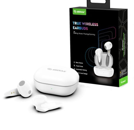 Esoulk True Wireless Earbuds (WHITE)