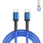 Esoulk USB C-C Fast Charging Cable (BLUE) (10ft)