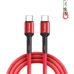 Esoulk USB C-C Fast Charging Cable (RED) (10ft)