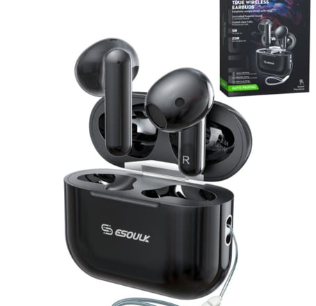 Esoulk New True Wireless Earbuds (BLACK)