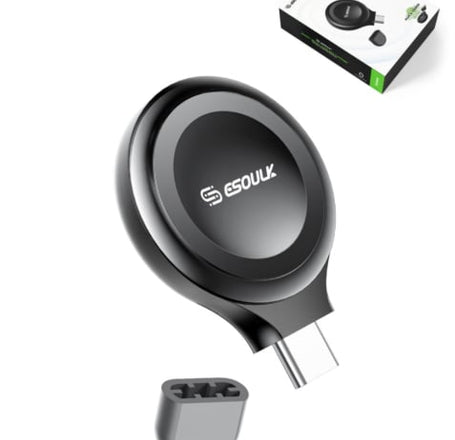 Esoulk Convenient Magnetic Wireless Charger for Smart Watch - BLACK