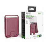 Esoulk Magnetic Wallet w/ Foldable Stand (MAROON) (Only Ground Shipping)