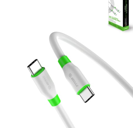 Esoulk EC34P USB C-C Cable (WHITE) (6ft)