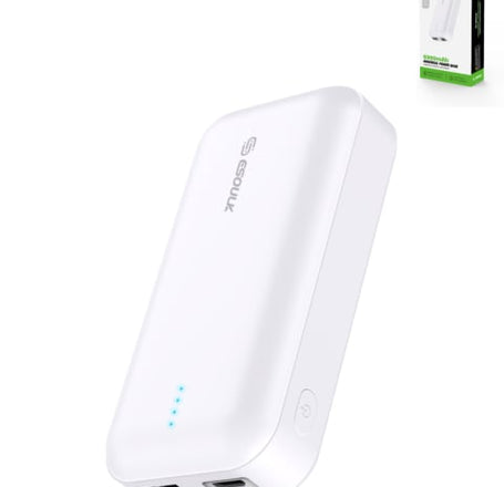 Esoulk EP25 Universal Power Bank (6000mAh) (WHITE)