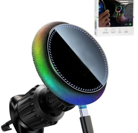 POMGEAR MagPower Magnetic Vent Mount w/ RGB Light (15W) (Only Ground Shipping)