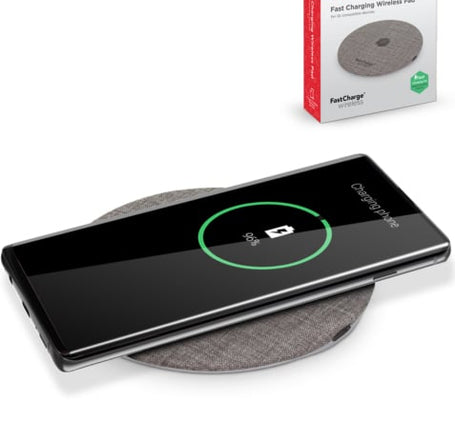 PowerPeak Aluminum Wireless Fast Charging Pad (15W)