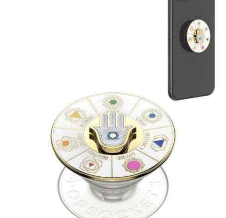 PopSockets - PopGrip Premium - Enamel Spinner Chakras