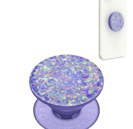 PopSockets - PopGrip Premium - Iridescent Confetti Ice Purple