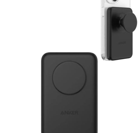 PopSockets - Anker MagGO Magnetic Battery Charger w/Grip - BLACK