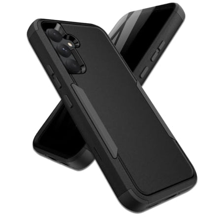 Galaxy A05S Dual Layers Shockproof Strong Case - BLACK (Only Ground Shipping)