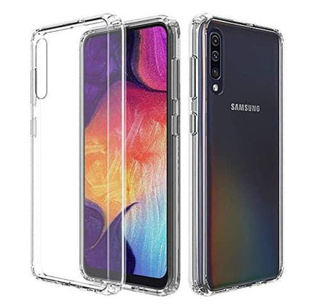 Galaxy A50s / A50 / A30s Hybrid Case with Air Cushion Technology - CLEAR (Only Ground Shipping)