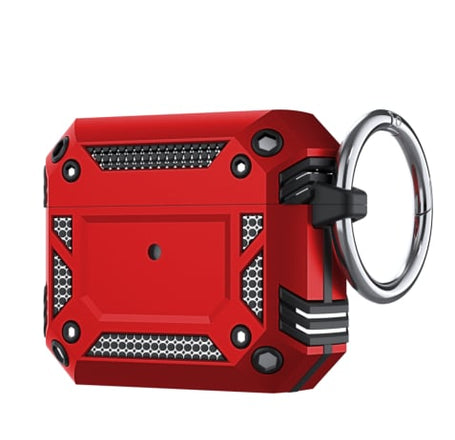 TPU Rugged Shockproof Armor Case - RED for Airpods 4th Gen (Only Ground Shipping)