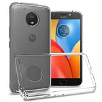 Motorola E4 Plus Hybrid Case with Air Cushion Technology -CLEAR (Only Ground Shipping)