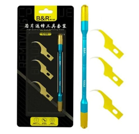 B&R C-004 3 in 1 Multi-Function CPU Glue Disassemble Knife Set