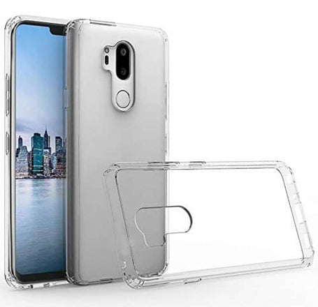 LG G7 ThinQ Hybrid Case with Air Cushion Technology -CLEAR (Only Ground Shipping)