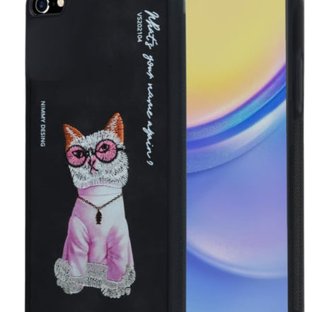 Cute Animal Design Case - PINK CAT for iPhone 7 / 8 (Only Ground Shipping)