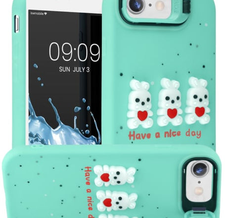 Cute 3D Doll Shockproof Rubber Case - 4 for iPhone 7 / 8 (Only Ground Shipping)