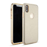 Shiny Film Material Innovation TPU Case - GOLD for iPhone XS Max (Only Ground Shipping)