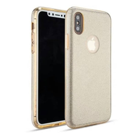 Shiny Film Material Innovation TPU Case - GOLD for iPhone XS Max (Only Ground Shipping)