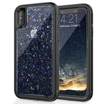 Shiny Dual Layer Flexible Protective Case - BLACK for iPhone XS Max (Only Ground Shipping)