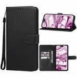 Leather Wallet Case with Card Slot - BLACK for Moto G 5G (2024) (Only Ground Shipping)