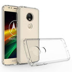 Motorola G6 Play / E5 / E5Plaly Hybrid Case with Air Cushion Technology -CLEAR (Only Ground Shipping)