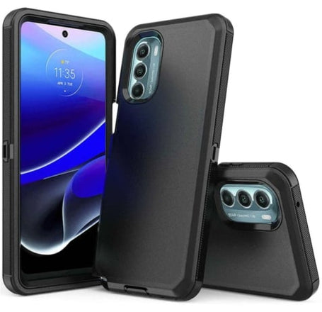 Moto G Power 5G (2024) Heavy Duty Case - BLACK (Only Ground Shipping)