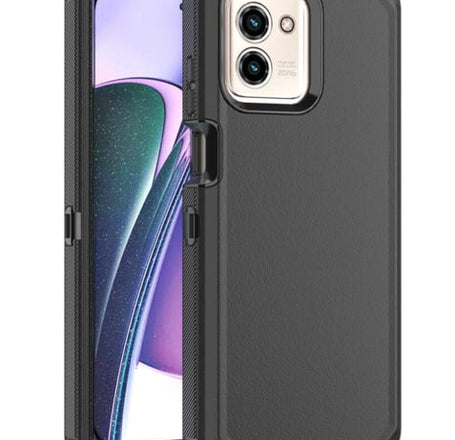 Moto G Stylus 5G (2023) Heavy Duty Case - BLACK (Only Ground Shipping)