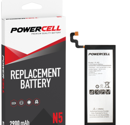 POWERCELL PRO Replacement Battery for Galaxy Note 5