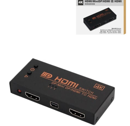 Onten Intelligent HDMI Splitter / Switcher (HDMI / MINI DP / DP to HDMI)